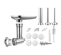 Batidora de pie para moler alimentos, tubo de relleno de salchichas, accesorio de placa de molienda para SM-50BC SM-50R SM-50TQ SM-50BL SM-50BK, accesorio de molinillo de carne de metal, accesorios de