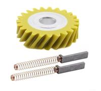 Batidora de pie para montaje de engranajes helicoidales W10112253 Kit con cepillos de carbono para reparación de engranajes de plástico y metal (1+2)
