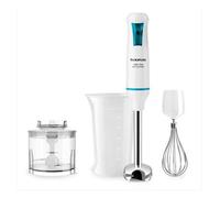 Batidora de inmersión Taurus Robot 750 Easy Plus Inox 750W Azul/Blanco vaso 500ml y picadora