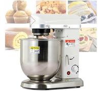 Batidora De Varillas, 500W Batidora De Varillas Profesional Con Bol, Batidor Y Gancho Para Masa, Control De Velocidad Libre De 3 Velocidades, Diseño De Inclinación Trasera De 45° Para Pan Y Pasteles