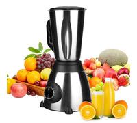 Batidora de Vaso 1000W, Licuadora para Verduras y Frutas, 1.5 L Taza de acero inoxidable, 5 Velocidades, 6 Cuchillas de Acero Inoxidable, Licuadoras para Zumos y Batidos,sin BPA (A)