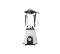 Batidora de vaso 800W, chasis de acero, 2 velocidades + pulse, jarra 1,5 litros, color blanco, BVA-800B