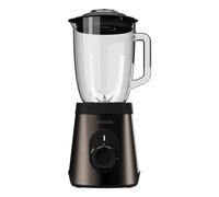 Aiwa Batidora de mesa Saberu ATB-1500 – 1500 W, jarra vidrio 1,5 L, 6 cuchillas Satoku, Negro