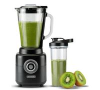 Batidora de vaso bourgini powerblender cristal 1.7l 1000w vaso extra