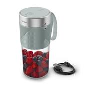 Moulinex Lightmix, Batidora portátil, 300 ml, Potente, Ligera, Azul