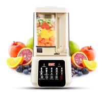 Batidora de Vaso Multifuncional 1,75L, Máquina de Leche Vegetal y de Soja, 15 Programas Fríos y Calientes, Tapa Antiruido de Vidrio, Temporizador 24h, Don Feliz