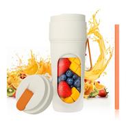 Batidora de Vaso Portatil, Recargable USB Tapa de Doble Vaso, 450 ML