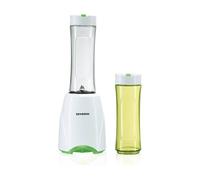Batidora de Vaso SEVERIN SM3735 Mix & Go (300 W - 2x0.6 L - Verde y Blanco)