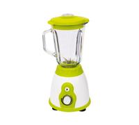 Batidora Eléctrica Con Vaso De Vidrio Variador De Velocidad 400W Fu16 Blanco