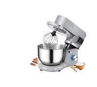 Batidora eléctrica de pie de 5,5/7L con pantalla LCD de 6 velocidades, batidora de alimentos con temporizador, crema, batidor de huevos, amasadora de masa con cuenco de acero(7L 660W Blue)