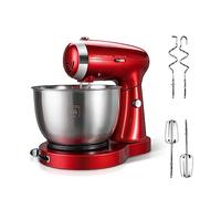 Batidora Eléctrica De Pie Para Repostería Batidora Para Alimentos 5 Velocidades Batidoras Para Repostería Para Repostería Casera Con Bol De 3,2 L, 2 Varillas, 2 Ganchos Para Amasar 350 W