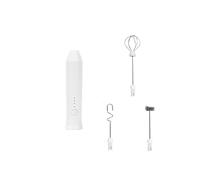 Batidora Eléctrica For Hacer Espuma Con Leche Y Café, Batidora For Café, Batidora De Mano, Batidora De Huevos, Batidora De Espuma, Herramientas Automáticas For Batir Cocina(309-3in1-W)