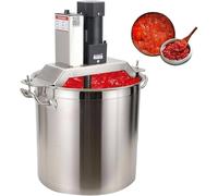 Batidora eléctrica, olla mezcladora eléctrica comercial para alimentos, batidora automática para salsas y mermeladas, licuadora multifunción de acero inoxidable para cocinar y freír.