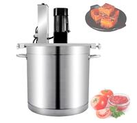 Batidora eléctrica para mermelada, batidora de alimentos comercial acero inoxidable, raspador 4 cuchillas, preparar salsa, rellenos, condimentos, salsa sopa y agitadores,40L