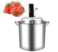 Batidora Eléctrica para Mermeladas | Batidora Automática de Acero Inoxidable de 40L y 80L con Raspador de 4 Cuchillas para Sopa, Chile, Salsa, Bebidas, Mermelada y Gachas,80L