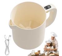 Batidora Eléctrica Para Repostería,Batidora Arrocera Con Tazón Limpiador - Tazón Mezclador 1 L Recargable, Utensilios De Cocina Para Filtrar, Cocinar Y Lavar