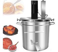 Batidora eléctrica portátil de mortero, raspador de 4 cuchillas, velocidad ajustable para sopa, salsa, mermelada y procesamiento de alimentos