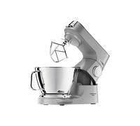 Kenwood Titanium Chef Baker KVC85.004SI - Robot de cocina con báscula integrada (incluye set de pastelería de 3 piezas, cuenco de 5 L y 3,5 L, regulador de velocidad continuo, 1200 W), color plateado