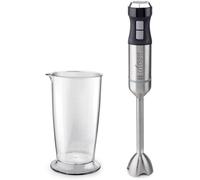 Ufesa BP4750 Vario 1400 Titanium XL Batidora de Mano, 1400 W, 4 Cuchillas de Titanio, Pie XL, 20 Velocidades + Turbo, Diseño Ergonómico y Anti Salpicaduras, Vaso Medidor Incl., Sin BPA