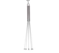 Batidora manual de acero inoxidable | Batidor de huevos de alambre, batidor de huevos con mango ergonómico para mezclar y hornear en la cocina, accesorio de cocina grande de 29,8 cm, ayudante de