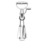 Batidora manual de huevos - Dispositivo de tazón batidor giratorio de acero inoxidable, acción de mezcla emulsionante de suave, utensilio de cocina de mano de 12,2x3,74x2,76 pulgadas | Preparació
