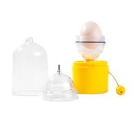 Batidora manual de huevos, herramienta de mezcla de manivela, batidor de tamaño compacto con rotación rápida, batidor acrílico de alimenticio, accesorio de cocina con diseño mínimo, accesorio de