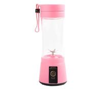 Batidora pequeña batidora eléctrica, exprimidor inalámbrico de 400 ml, exprimidor automático con cordón, batidora a prueba de fugas para viajes, hogar, trabajo, escuela,