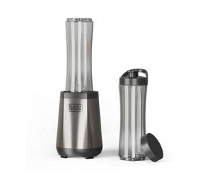 Batidora personal Black & Decker 500W Acero inoxidable 4 cuchillas Picahielos