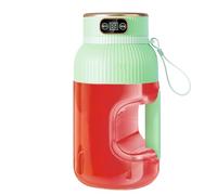 Batidora personalizada portátil, licuadora personalizada para batidos - Máquina mezcladora de congelador | Mezcladora con pantalla digital, licuadora multifunción de gran capacidad de 1200 ml para