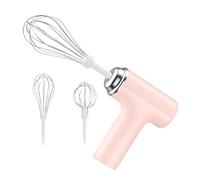 Batidora Portátil Batidora De Huevos Eléctrica De Mano 1 UNIDS Mezclador De Alimentos Eléctrico Inalámbrico Tres Configuraciones De Velocidad Herramientas De Cocina, Accesorios De Cocina(Pink)
