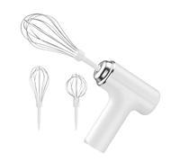 Batidora Portátil Batidora De Huevos Eléctrica De Mano 1 UNIDS Mezclador De Alimentos Eléctrico Inalámbrico Tres Configuraciones De Velocidad Herramientas De Cocina, Accesorios De Cocina(WHITE)