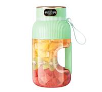 Batidora Portátil - Batidos Personales Recargables, Batidora De Congelación | Batidora Con Pantalla Digital De Gran Capacidad De 1200 Ml, Taza Exprimidor Multifuncional Con Tapa