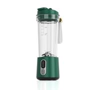 Batidora portátil multifuncional, potente licuadora de mano de 500 ml con función de limpieza automática para batidos, purés y salsas (verde)
