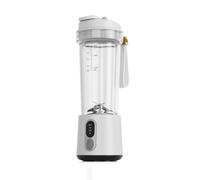 Batidora portátil multifuncional, potente licuadora de mano de 500 ml con función de limpieza automática para batidos, purés y salsas (blanco)