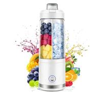 Batidora portátil para batidos, 650 ml, recipiente extraíble con 4000 mAh inalámbrico, mini batidora de pie, pica hielo y fruta, recargable por USB-C, inalámbrico, para batidos, batidos