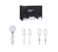 Batidora Recargable USB Batidor de Huevos EléCtrico Hornear en Casa Batidora de Pasteles Batidor de Crema Batidor AutomáTico de Huevos