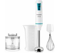 Batidora de inmersión Taurus Robot 750 Easy Plus Inox 750W Azul/Blanco vaso 500ml y picadora