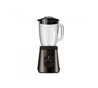 Aiwa Batidora de mesa Saberu ATB-1500 – 1500 W, jarra vidrio 1,5 L, 6 cuchillas Satoku, Negro