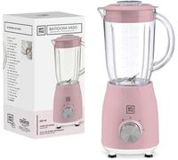 Batidora Vaso EMMA - Envío 24h - Turbo de Alta Potencia, Bajo Consumo, Alto Rendimiento - Hogar y Hostelería - Fácil Limpieza - 1,2 L - Antirroturas (Rosa)