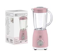 Batidora Vaso EMMA - Envío 24h - Turbo de Alta Potencia,Bajo Consumo, Alto Rendimiento - Hogar y Hostelería - Fácil Limpieza - Antigolpes (Rosa)