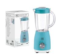 Batidora Vaso EMMA - Envío 24h - Turbo de Alta Potencia, Bajo Consumo, Alto Rendimiento - Hogar y Hostelería - Fácil Limpieza - 1,2 L - Antirroturas (Azul)