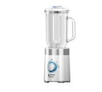 Grunkel - Batidora de vaso 1L y 500W pequeña y portátil - BT-PRACTICA 500 - Velocidad regulable con 4 cuchillas de acero inoxidable, función PULSE, 2 velocidades. Fácil limpieza - Blanco