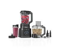 Ninja Detect Power Pro Batidora y Procesador de alimentos 3 en 1 (1200W), vaso de 680 ml y cuchilla para masa, ideal para mezclar, picar y batir, negro, TB401EU