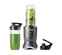 Batidora vaso-Nutribullet Ultra 1200W, Silenciosa, Tapas transporte, 0.9 l/0.7 l