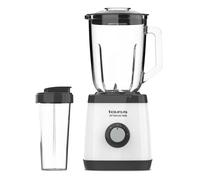 Taurus - Batidora de Vaso Optima Go 1500 | 1500W | Vaso Portatil 500ml | Cuchillas 4 Filos | 2 Velocidades + Turbo | Acero Inoxidable | Antideslizante | Sistema de Seguridad
