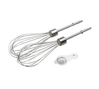 Batidores de mano de acero inoxidable para Kenwood, accesorios de batidor de repuesto para HMP30 y mezcladores de mano (A*2)