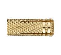 BATIFIX Taco de latón de expansión M4, M5, M6, M8, M10, M12, anclaje interior métrico, manguito de expansión para fijaciones ligeras en material sólido (25, M6 x 23 mm)