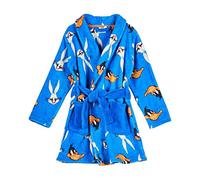 Batín Infantil de Looney Tunes - Color Azul - Talla 5 Años - Bata Larga Fabricada con Poliéster Coral Fleece 100% - Colección de Looney Tunes - Producto Original Diseñado en España