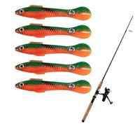 Batir Suave: Señuelos De Pesca De Suave para La Pesca De | Acción De Natación Vibrante Y Movimiento De Hundimiento Tembloroso para Más Bocadillos Increíbles De Baño Suave para La Pesca