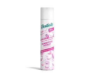 Batiste Champú, piel de avena sensible, ligeramente perfumada, dermatológicamente testada, agradable para la piel de vello, sin enjuague, fórmula ligera para cabello renovado con aloe vera, 200 ml